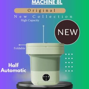 Mini Portable Washing Machine,9L, Mini Washer and Dryer Combo, Foldable,Portable Washer Machine for Baby Clothes, Underwear or Socks,Small Clothes, Camping&Travel Laundry,Mini Washer