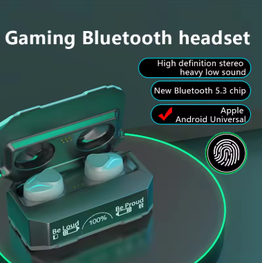 New M99Plus TWS Bluetooth 5.3 Sports Headphones HIFI Noise Cancelling Headphones Game with Power Bank for All Mobile Phones - Image 4